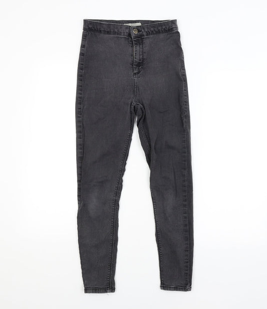 Topshop Womens Grey   Skinny Jeans Size 30 in L30 in