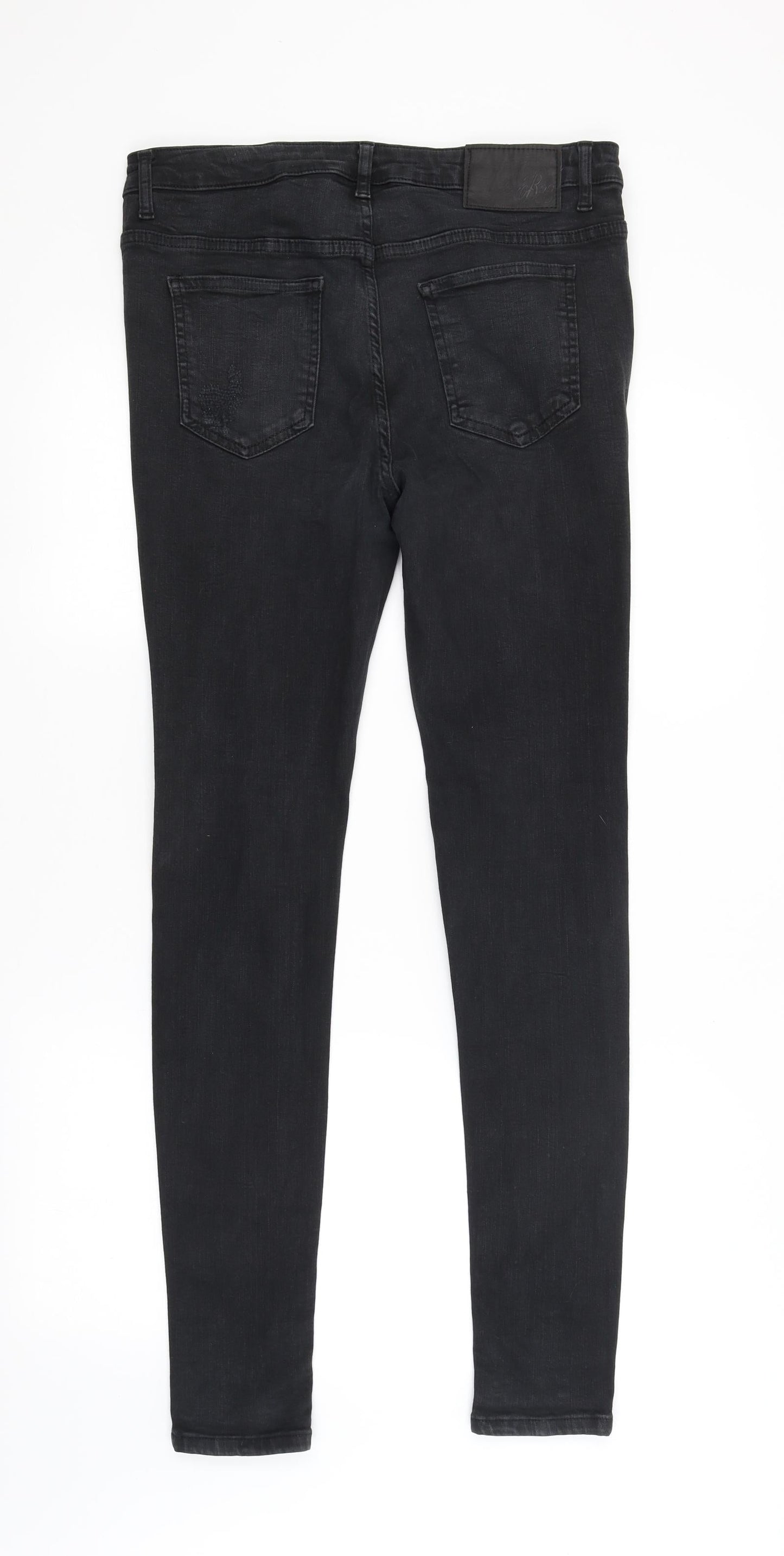 Preworn Womens Black   Skinny Jeans Size 32 in L30 in