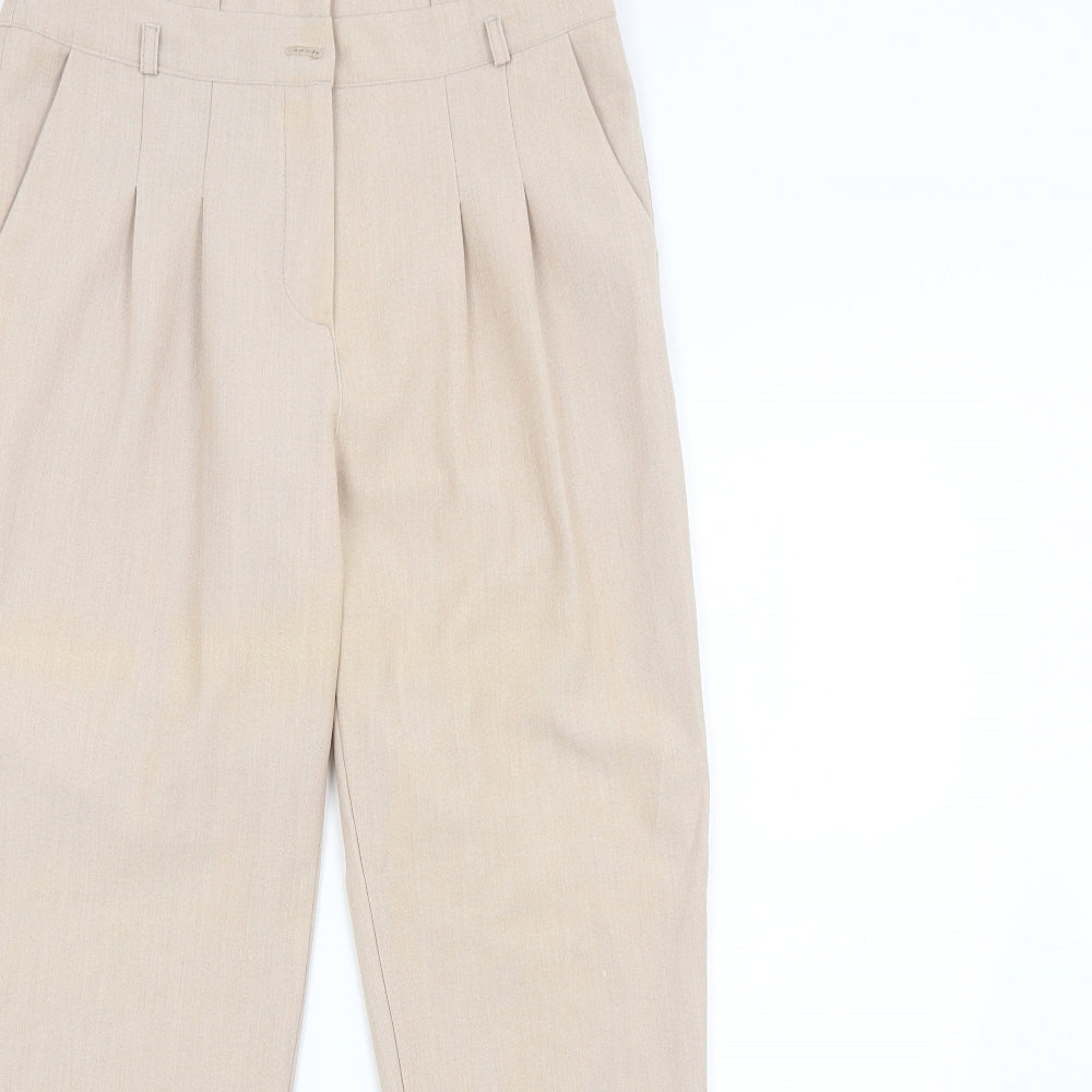 NIKKA Womens Beige   Trousers  Size 12 L27 in