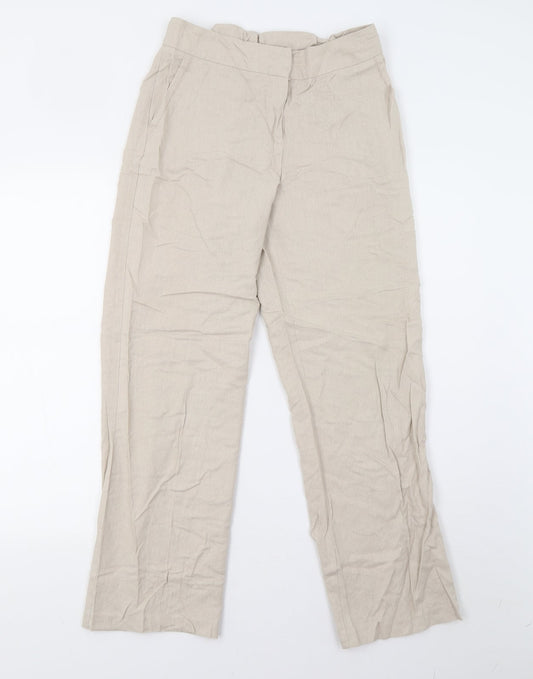 Preworn Womens Beige   Trousers  Size 12 L28 in