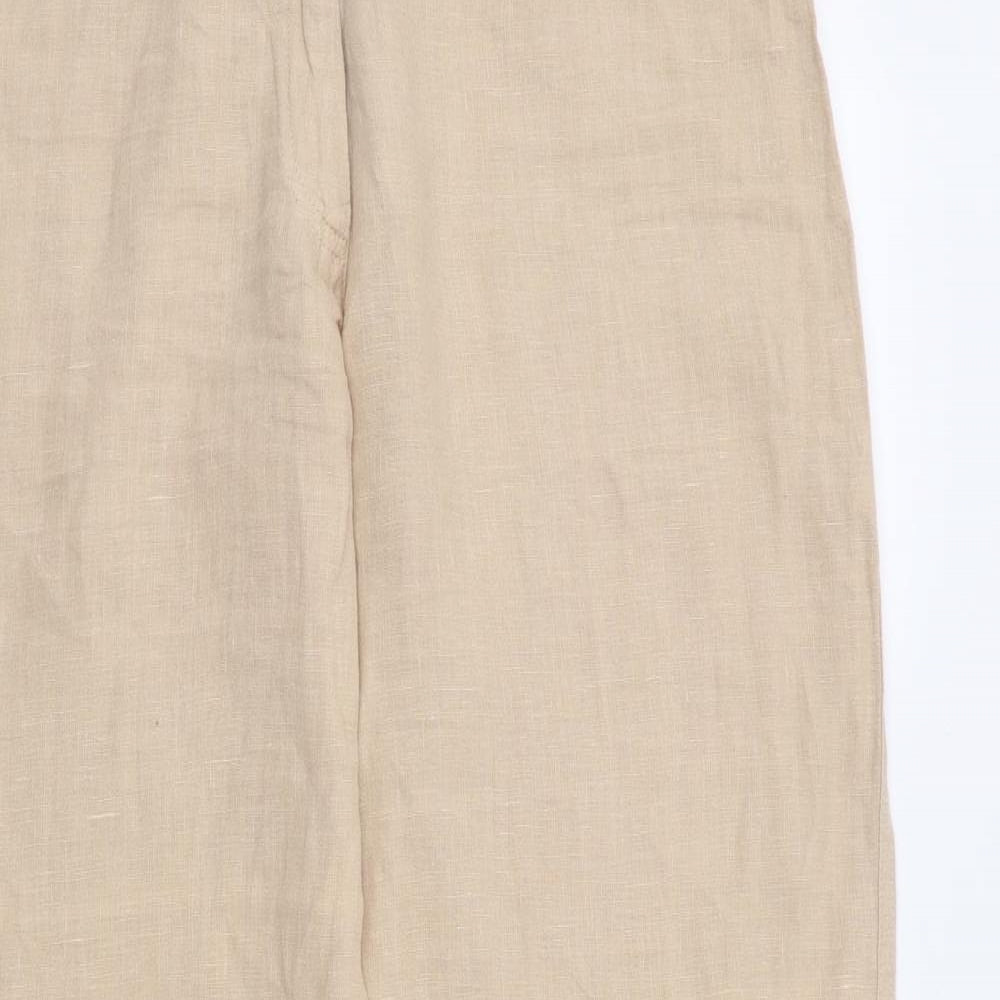 Paul Berman Womens Beige   Trousers  Size 14 L32 in