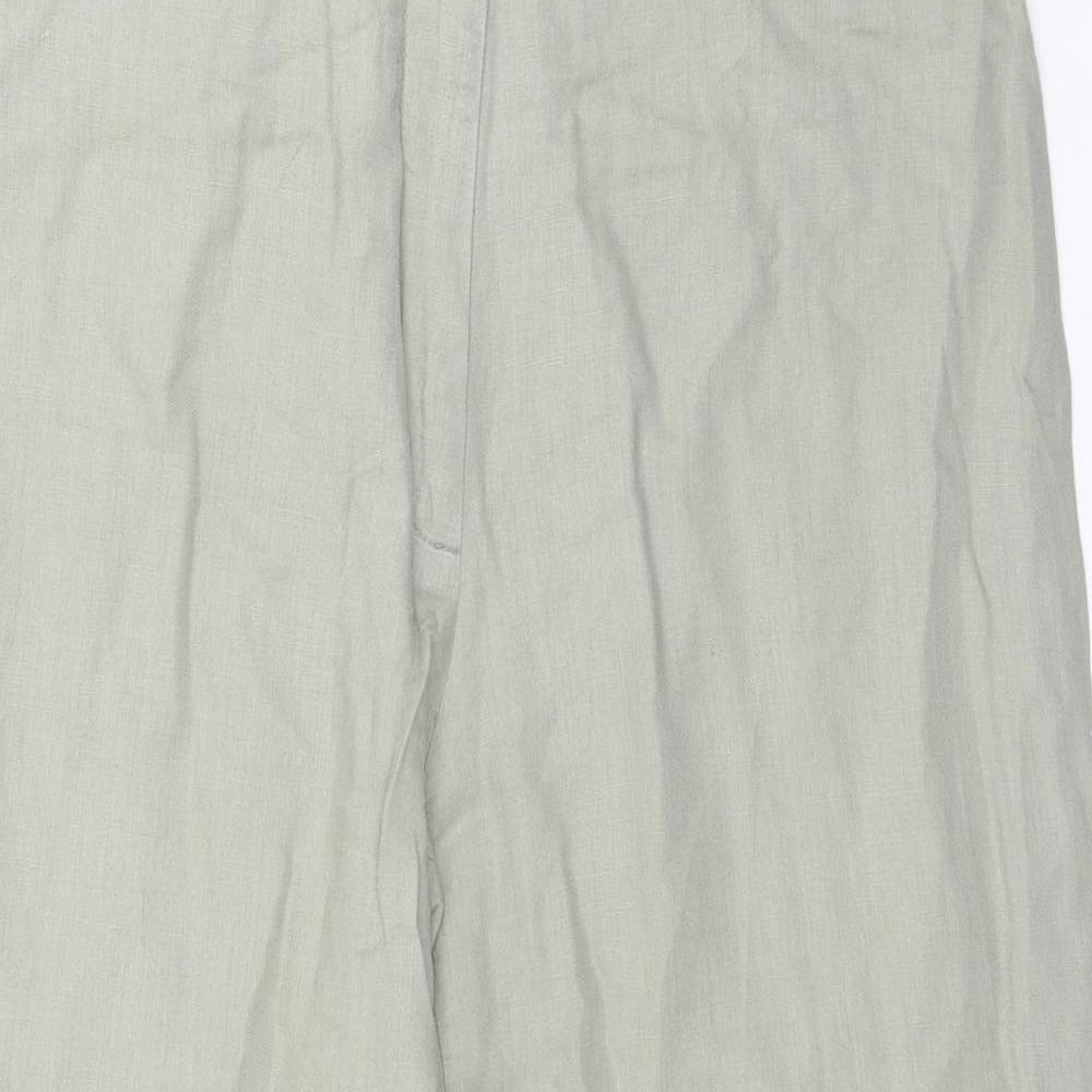 Affinites Womens Gold   Capri Trousers Size 14 L24 in