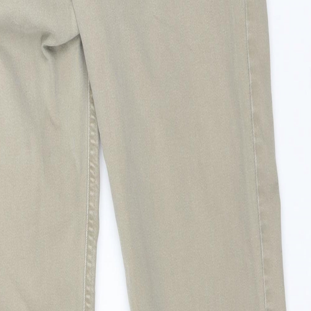 Zara Womens Beige   Skinny Jeans Size 8 L29 in