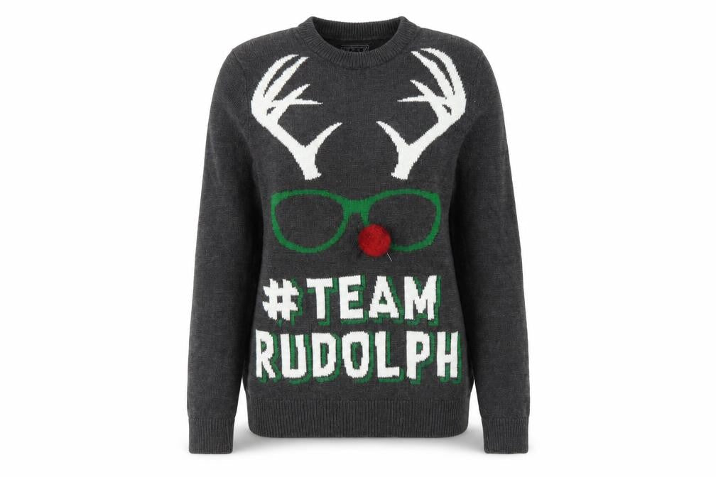 Seasons Womens Multicoloured   Pullover Jumper Size S  - Rudolph