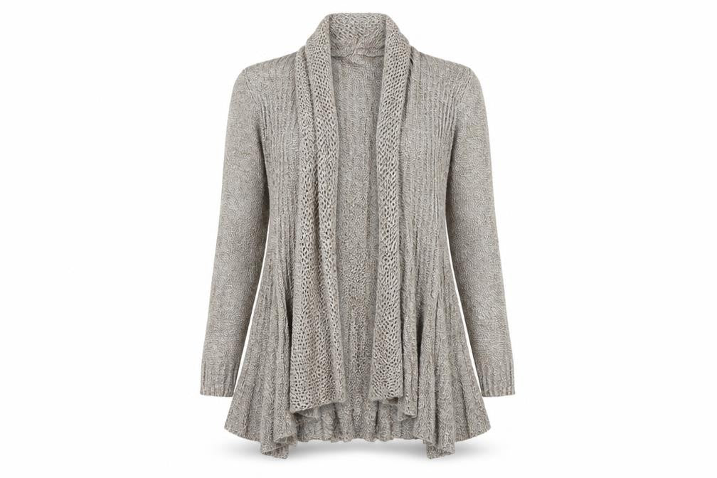 ELLE Womens Brown   Cardigan Jumper Size S