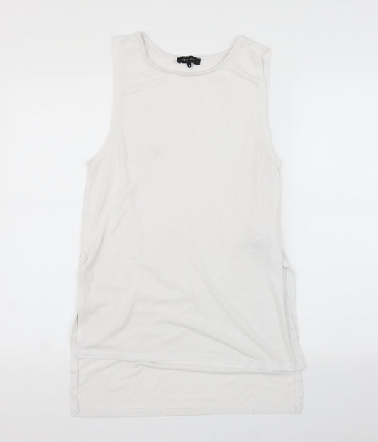 New Look Womens White   Basic T-Shirt Size 10