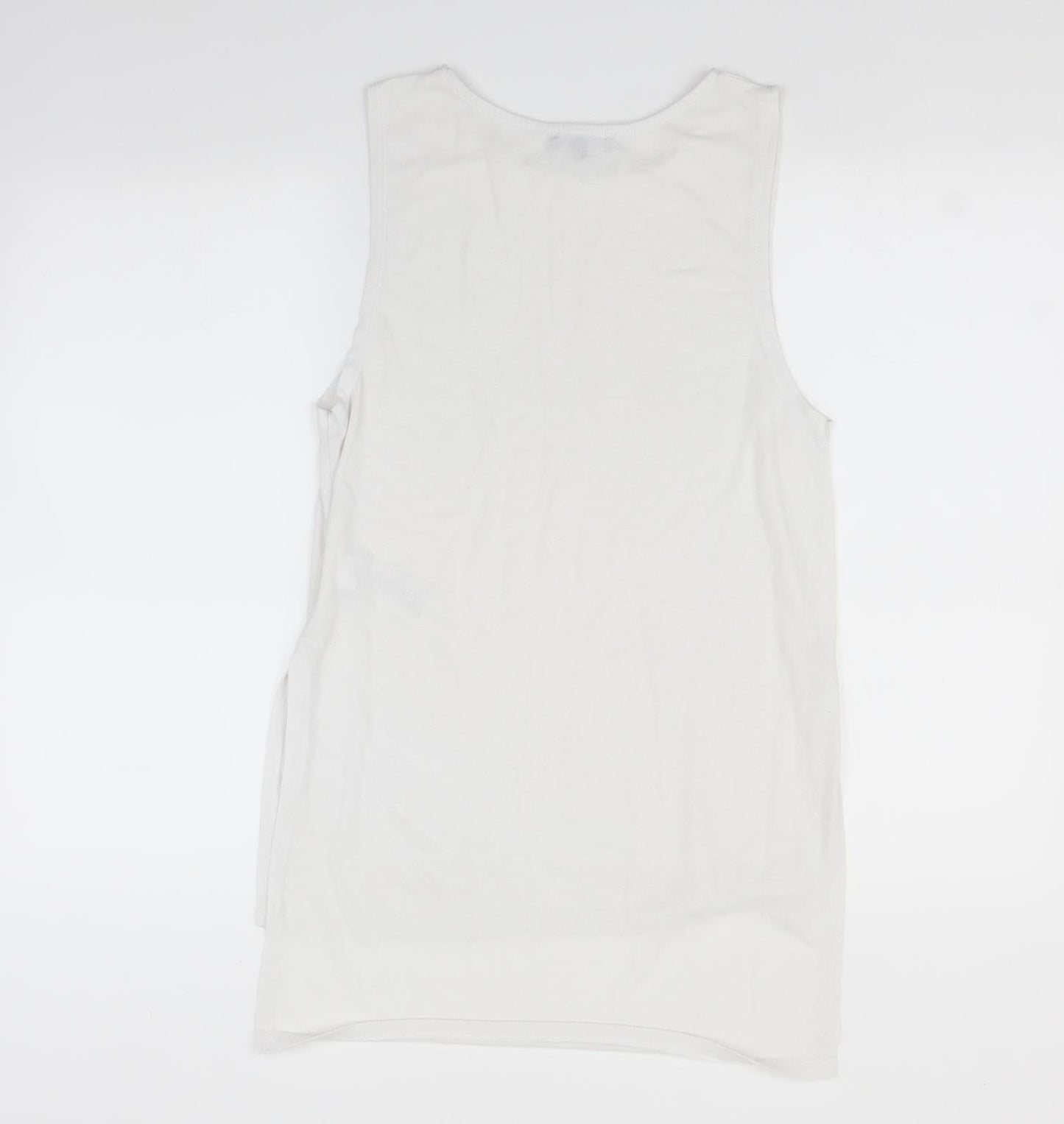 New Look Womens White   Basic T-Shirt Size 10