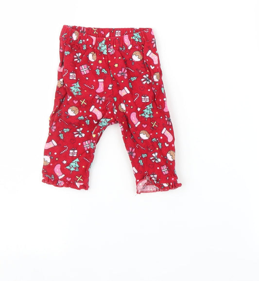 George Baby Multicoloured    Leggings Size 0-3 Months  - christmas