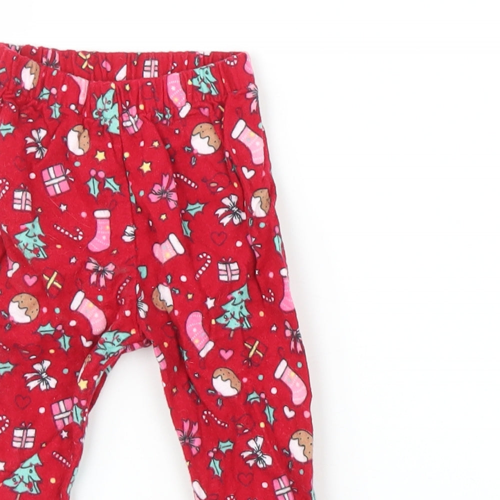 George Baby Multicoloured    Leggings Size 0-3 Months  - christmas