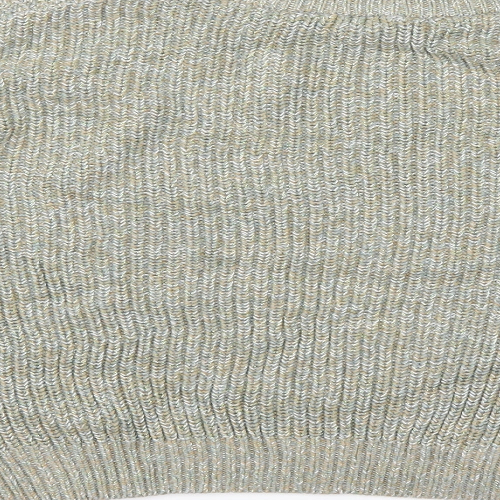 H&M Womens Green   Henley Jumper Size M