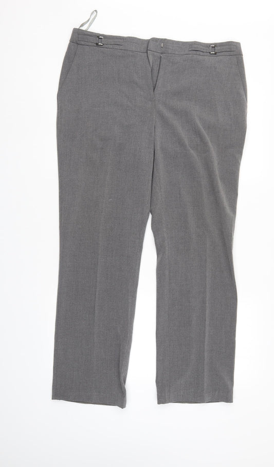 M&Co Womens Grey   Sweatpants Trousers Size 14 L29 in