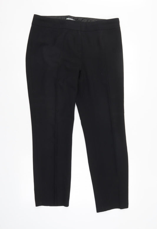 M&S Womens Black   Sweatpants Trousers Size 34 in L28 in