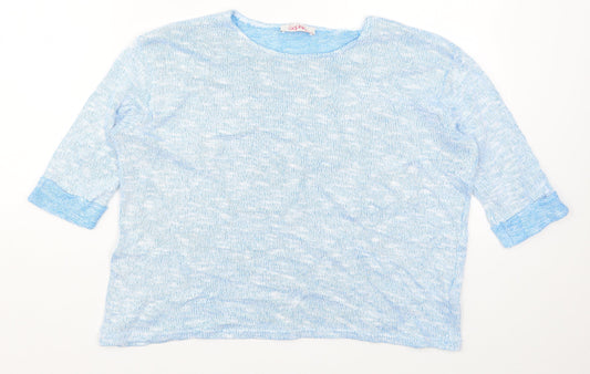Sophie Girls Blue   Pullover Jumper Size 12-13 Years