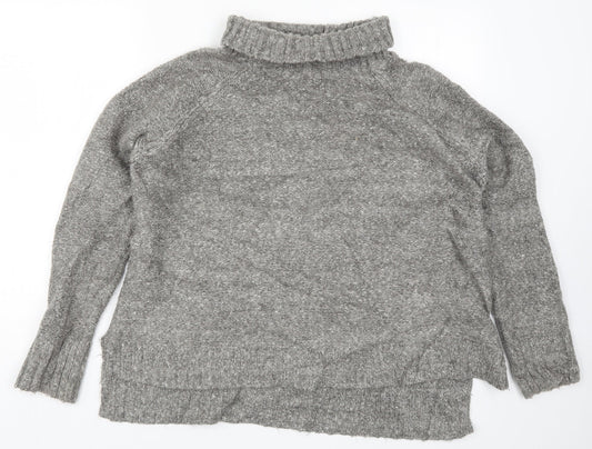 H&M Womens Grey  Knit Pullover Jumper Size S