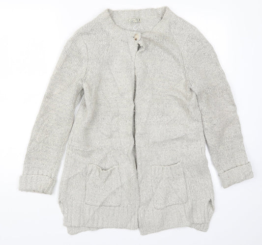 M&Co Womens Beige  Knit Cardigan Jumper Size 10