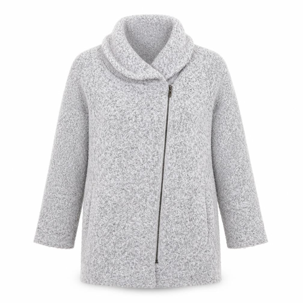 Bonmarché Womens Grey Jacket Coatigan Size XS