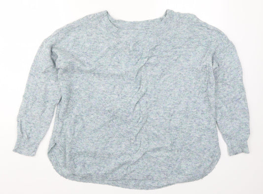 Marks and Spencer Womens Blue  Knit Pullover Jumper Size 14