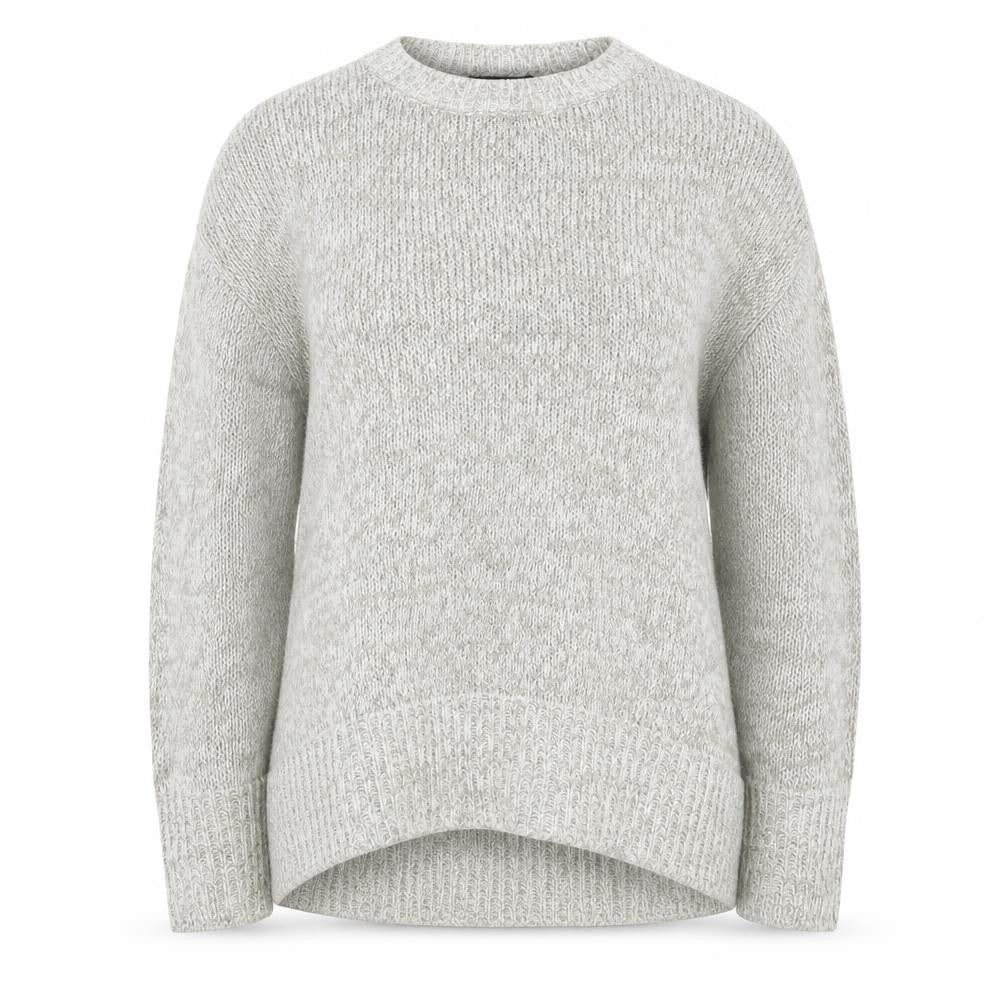 New Look Womens Grey  Knit Pullover Jumper Size S