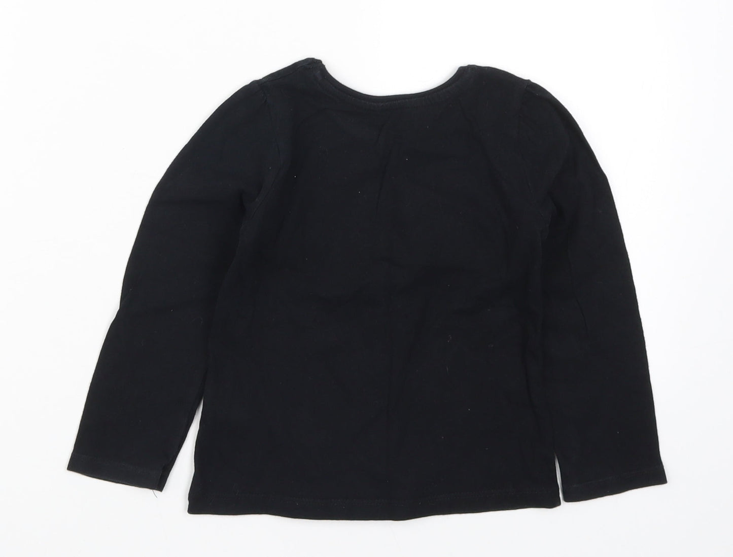 Young Dimension Girls Black   Basic T-Shirt Size 3-4 Years  - I'm Not a Princess I'm a Rebel