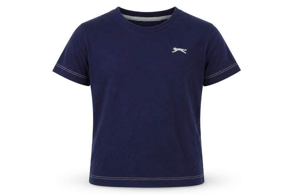 Slazenger Boys Blue   Basic T-Shirt Size 5-6 Years