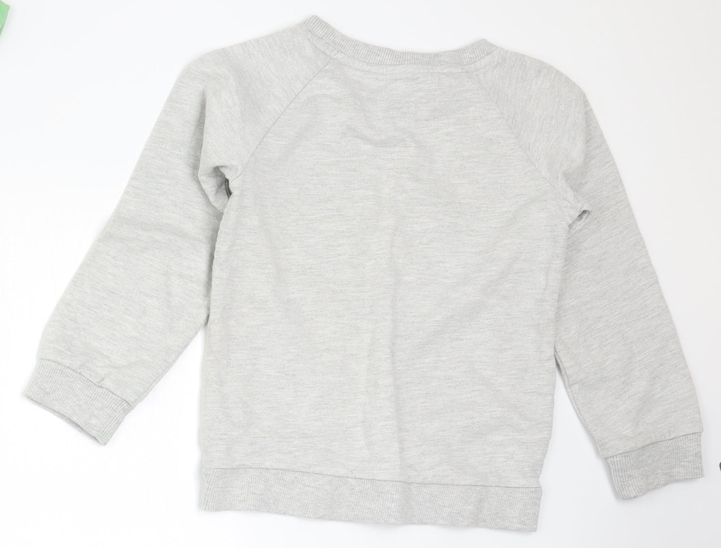 Mac Girls Grey   Pullover Sweatshirt Size 5-6 Years  - Love Hearts