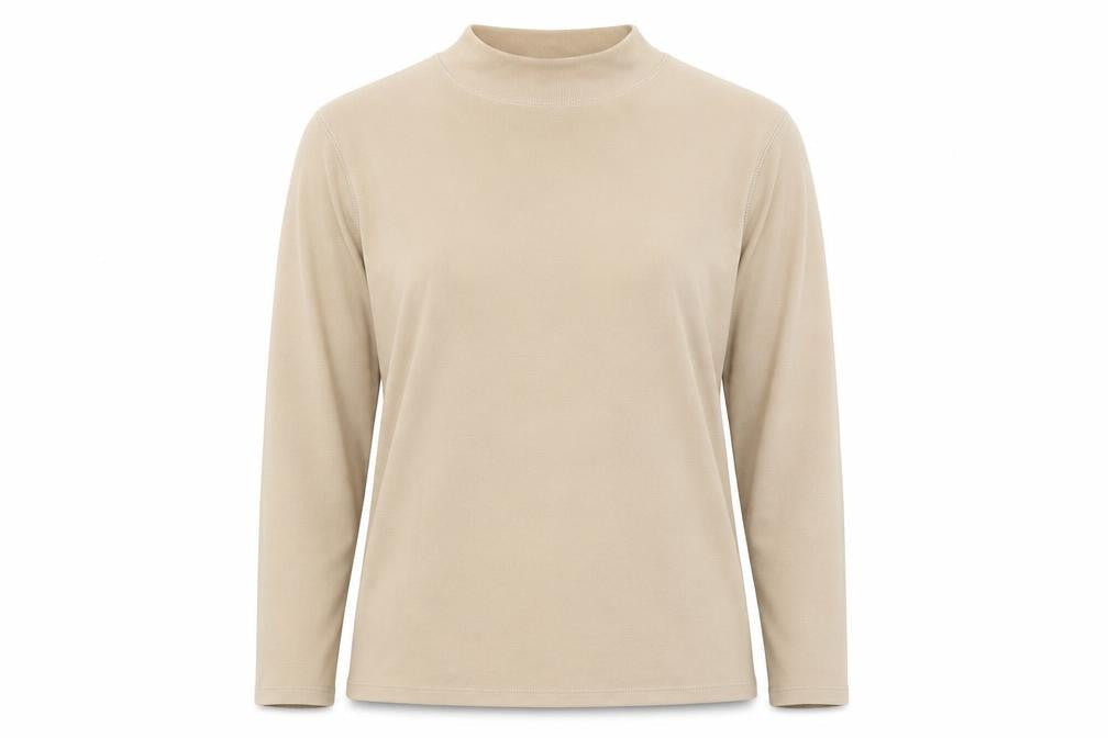Alexara Womens Beige   Basic T-Shirt Size XL