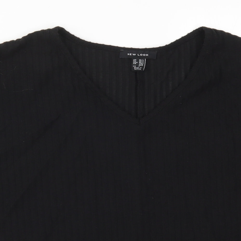 New Look Womens Black   Basic T-Shirt Size M