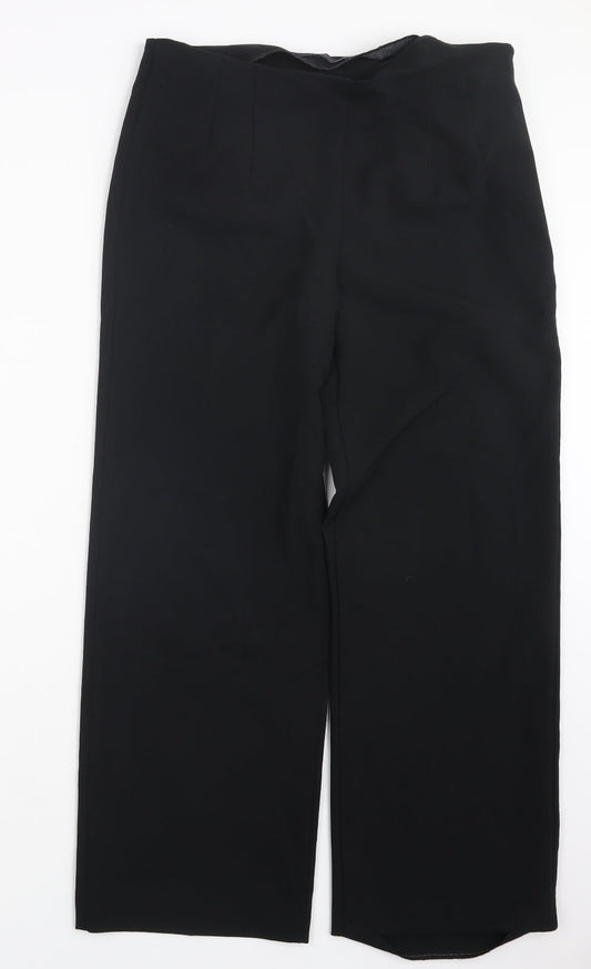 Marks and Spencer Womens Black   Trousers  Size 12 L28.5 in