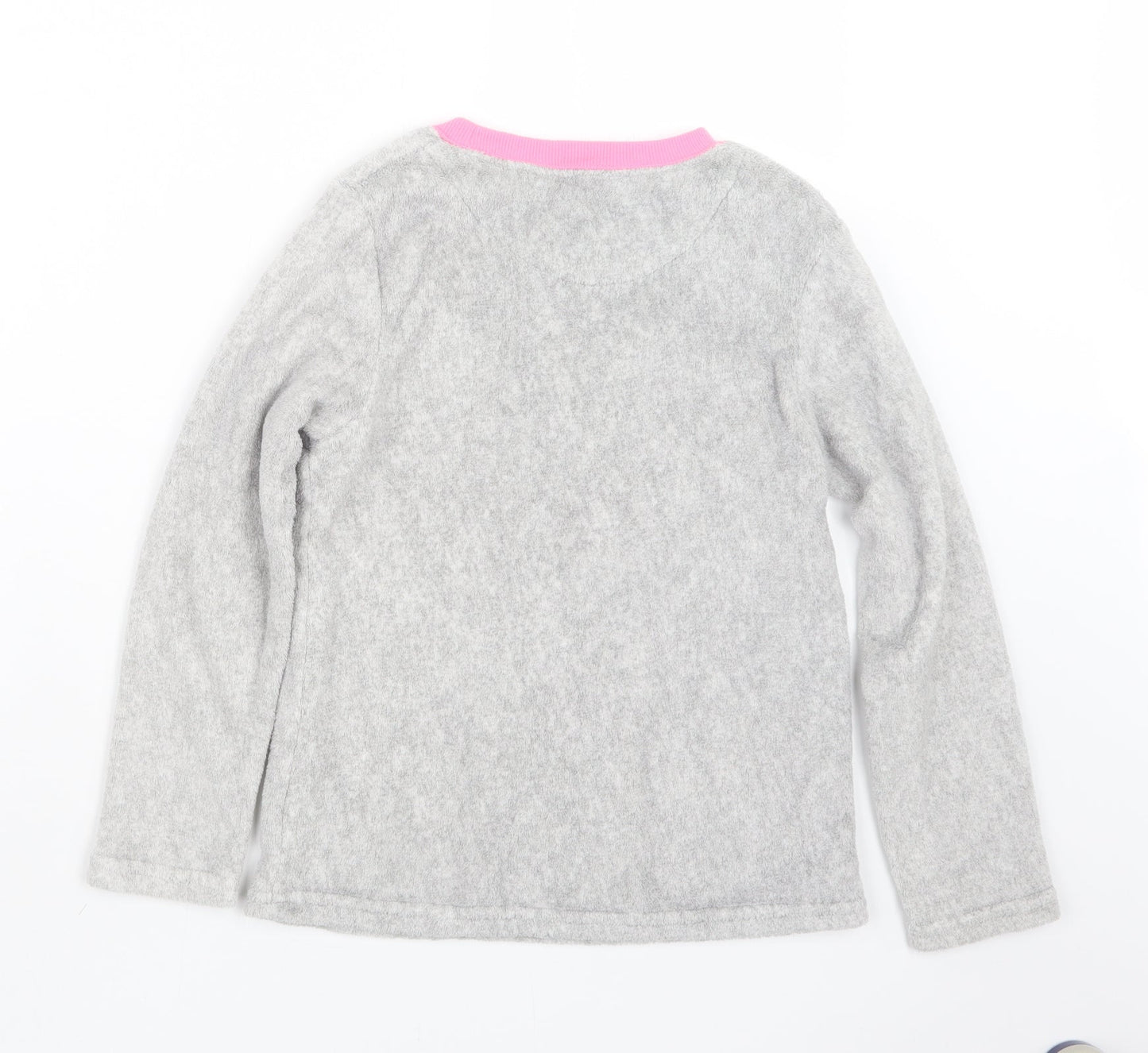 Primark Girls Grey Geometric  Top Pyjama Top Size 10-11 Years