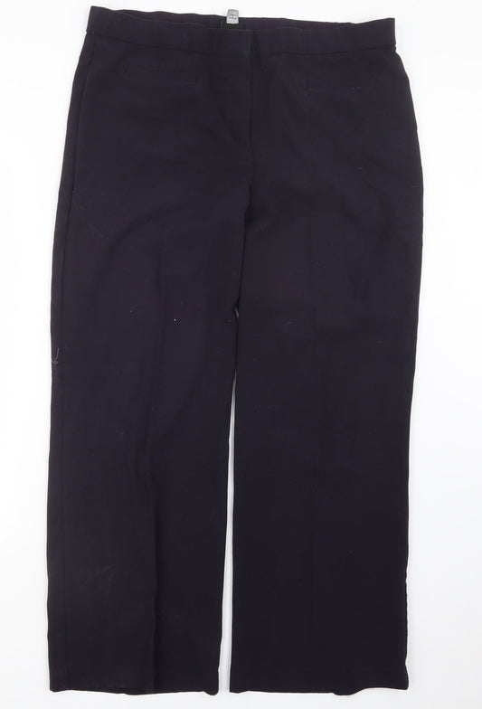 Magic Fit Womens Blue   Trousers  Size 36 in L28.5 in
