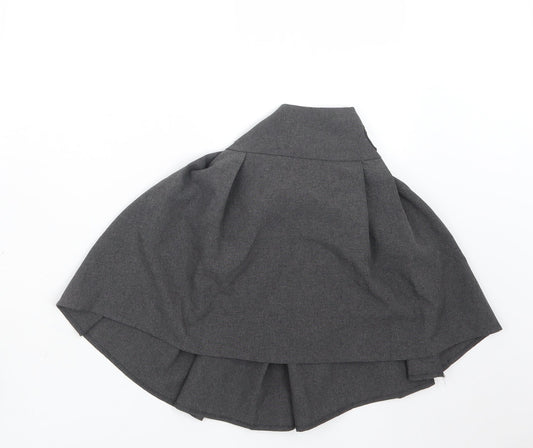 Peacocks Girls Grey   A-Line Skirt Size 8-9 Years