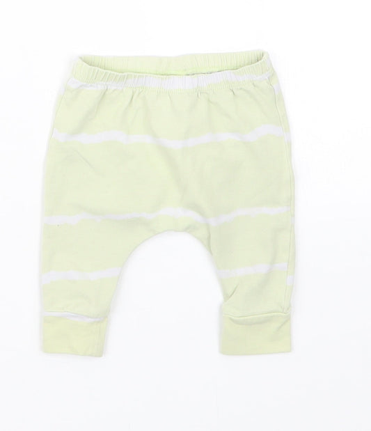 NEXT Baby Green Geometric  Capri Trousers Size 0-3 Months
