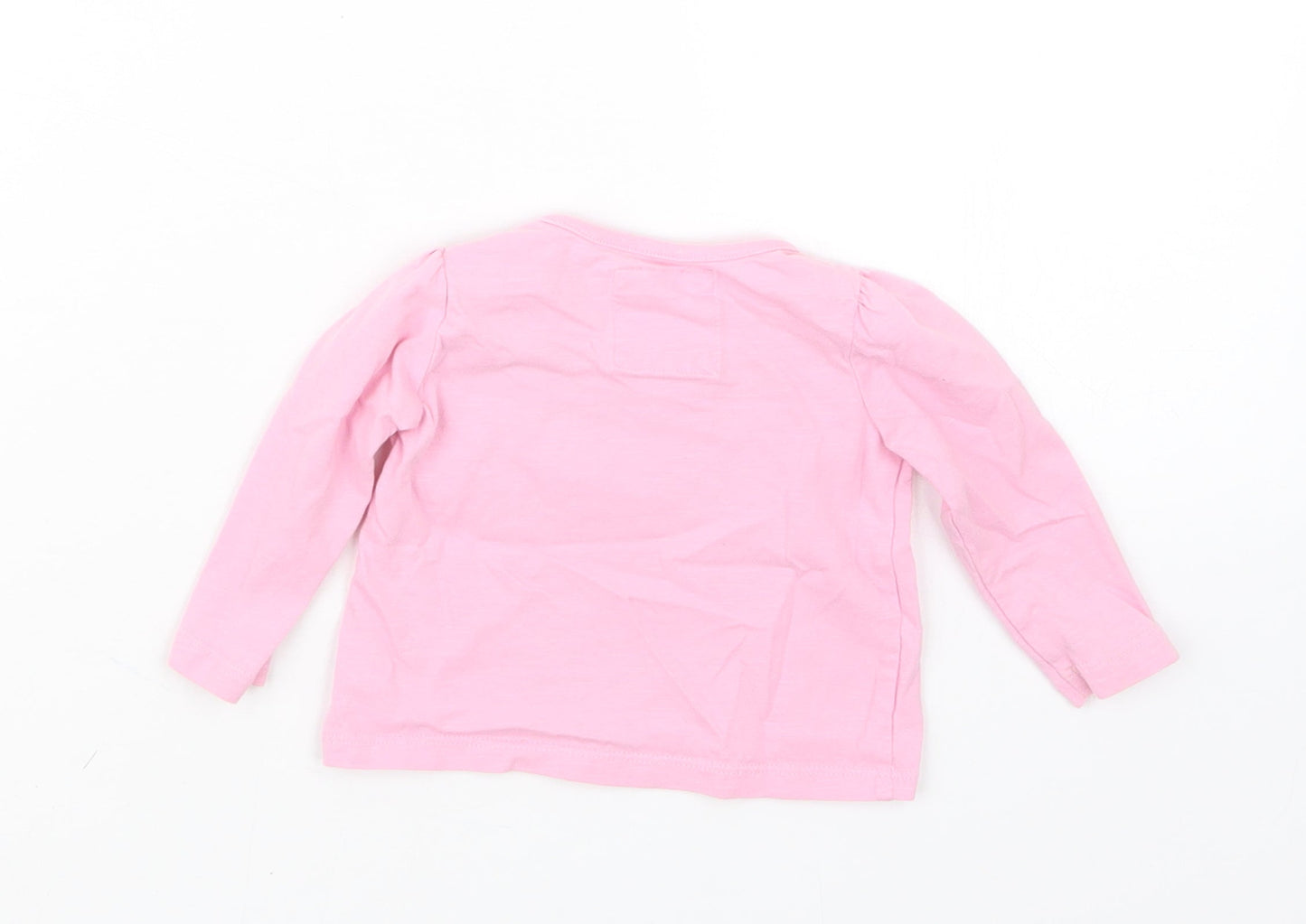 TU Girls Pink   Basic T-Shirt Size 0-3 Months