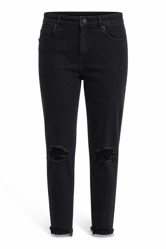 New Look Womens Black  Denim Skinny Jeans Size 12 L25 in