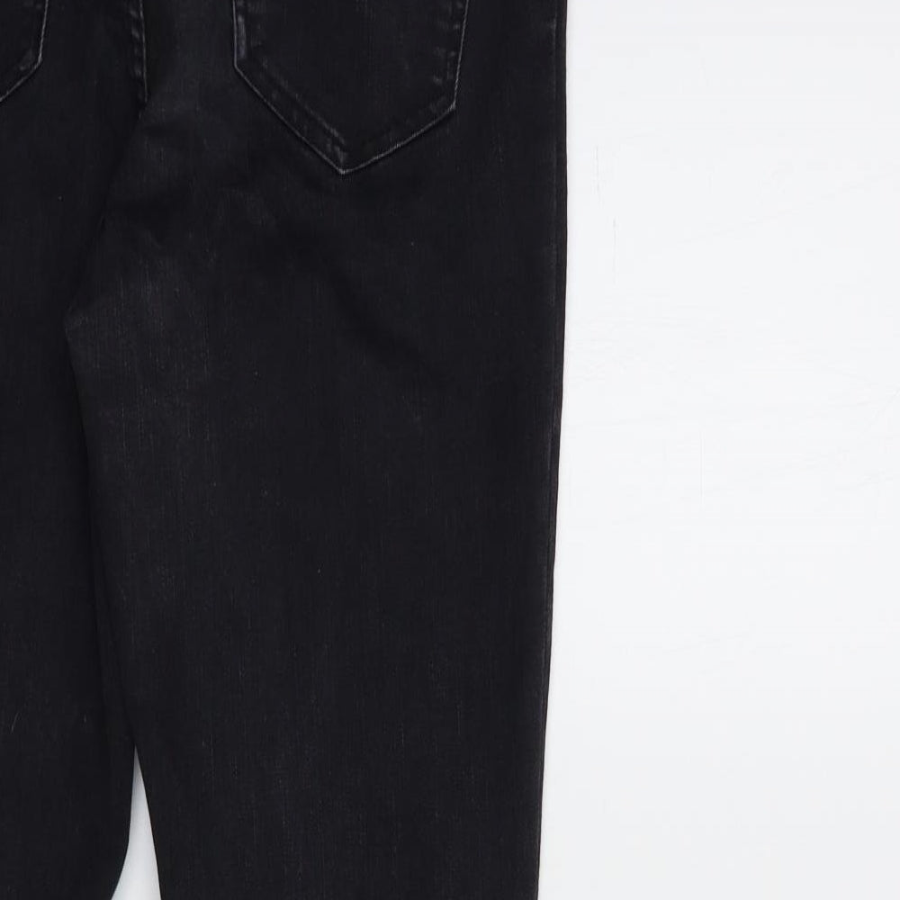 New Look Womens Black  Denim Skinny Jeans Size 12 L25 in