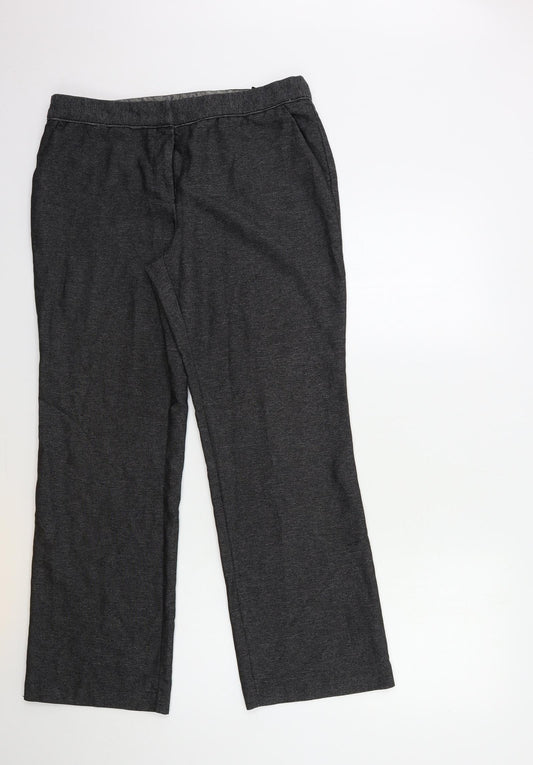 NEXT Womens Grey   Trousers  Size 14 L28 in