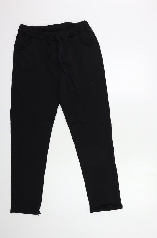 Preworn Womens Black   Trousers  Size 30 in L30 in
