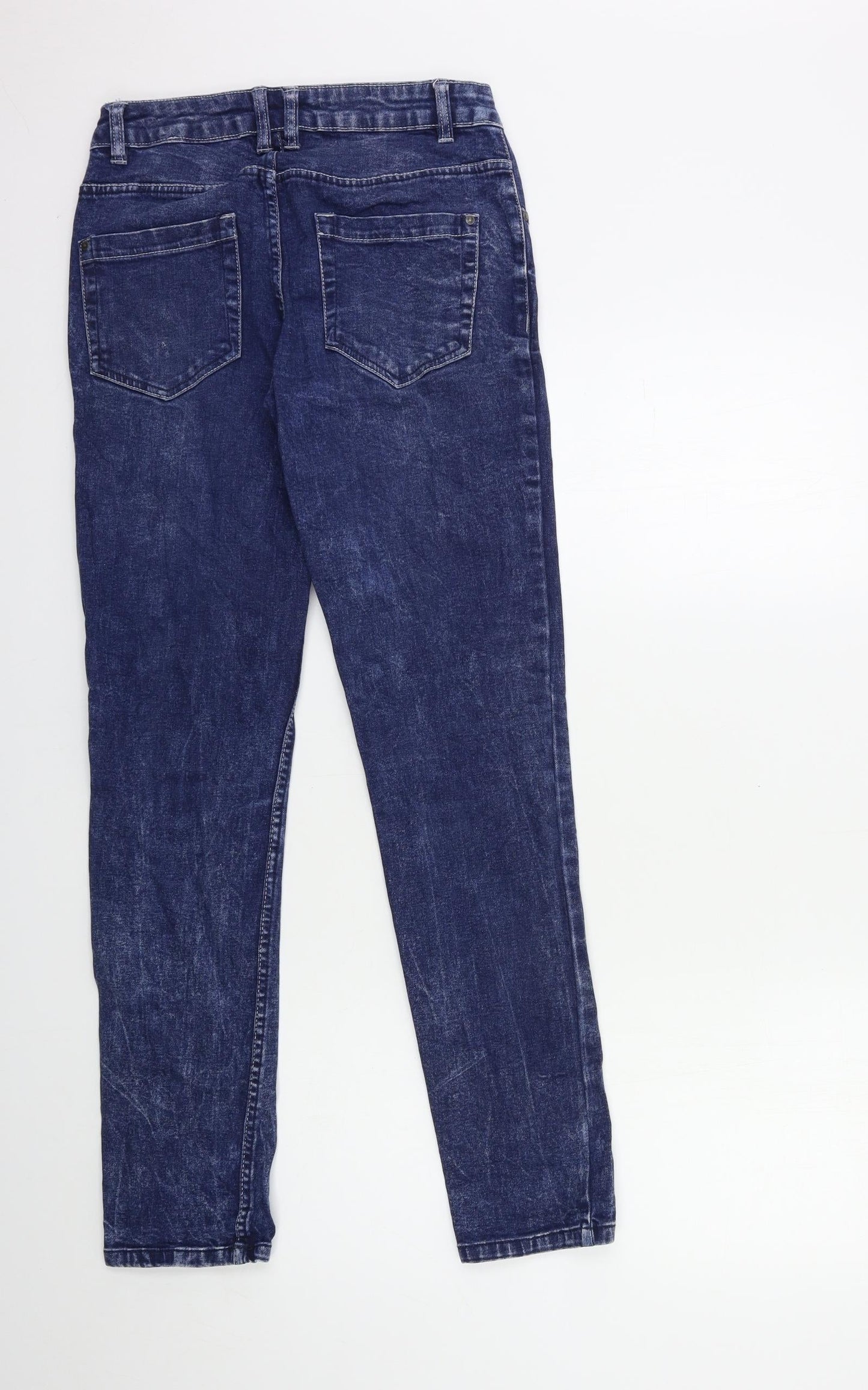 Up Fashion Womens Blue  Denim Skinny Jeans Size 8 L31 in