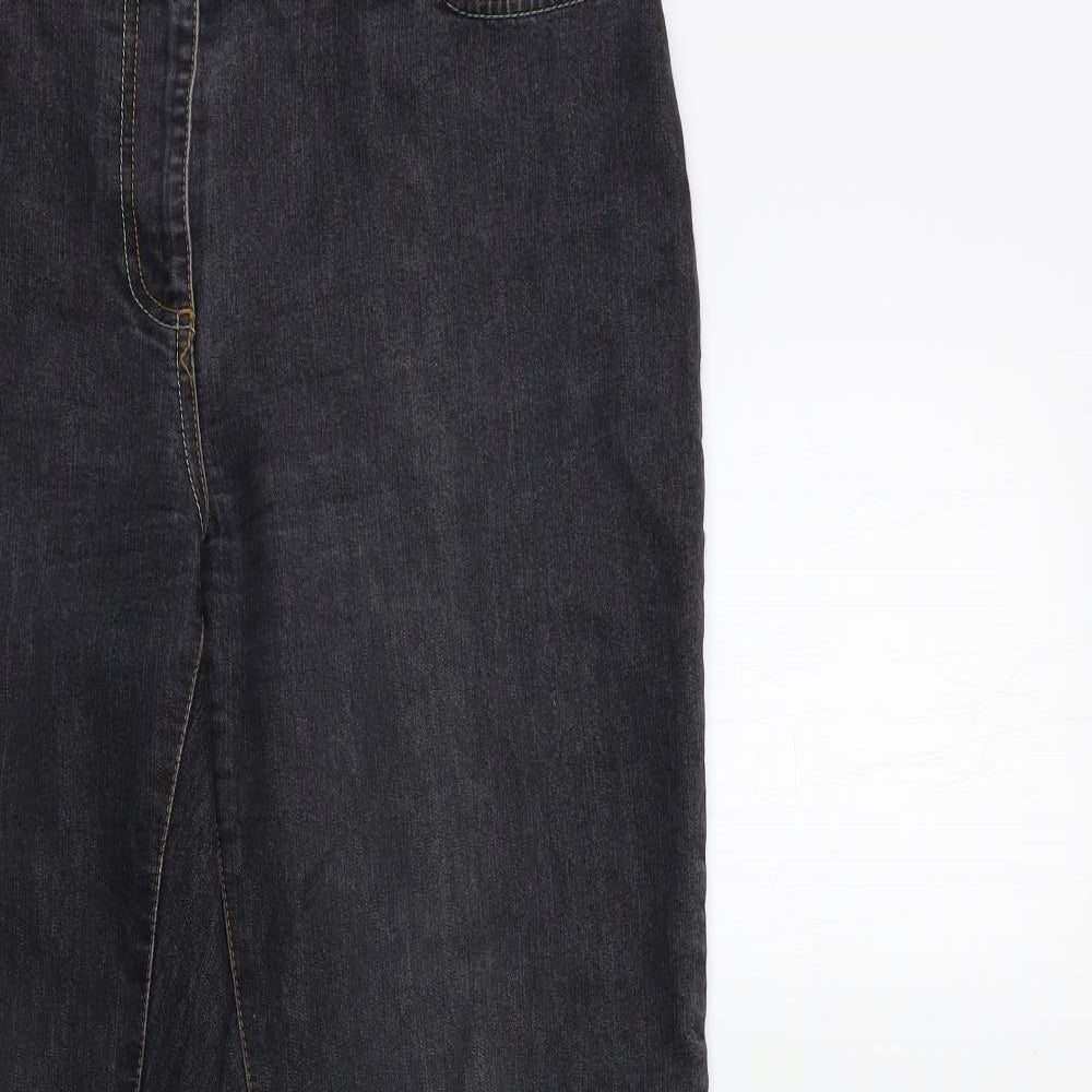 Cecil Womens Black  Denim Bootcut Jeans Size 33 in L29 in