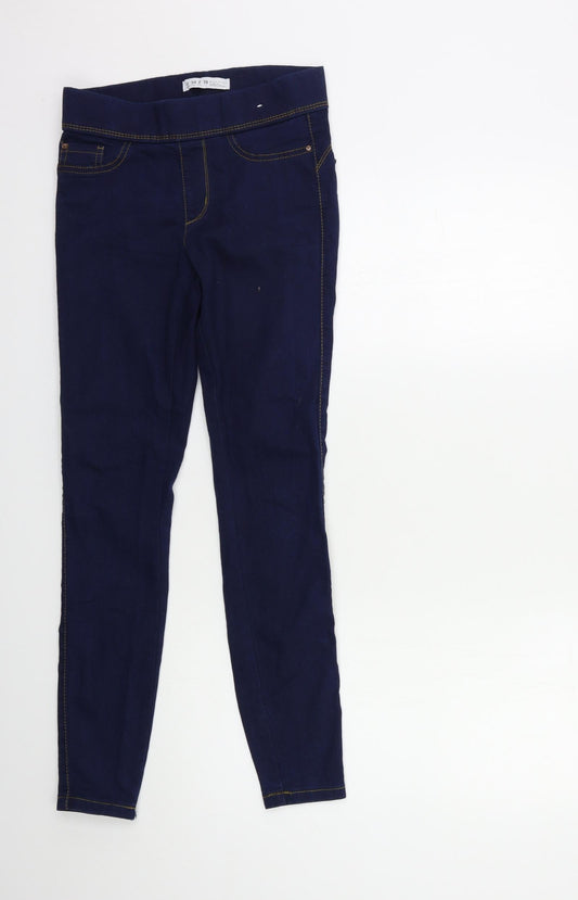 Denim & Co. Womens Blue  Denim Skinny Jeans Size 6 L29 in