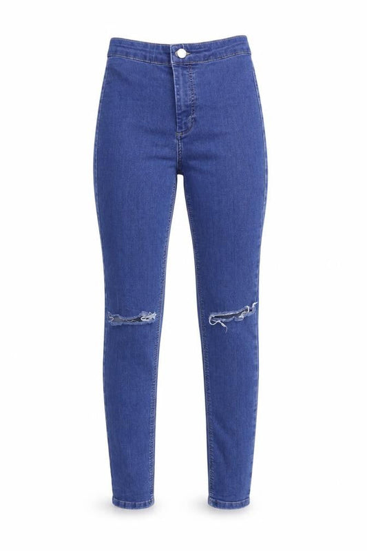 Topshop Womens Blue  Denim Skinny Jeans Size 26 in L30 in