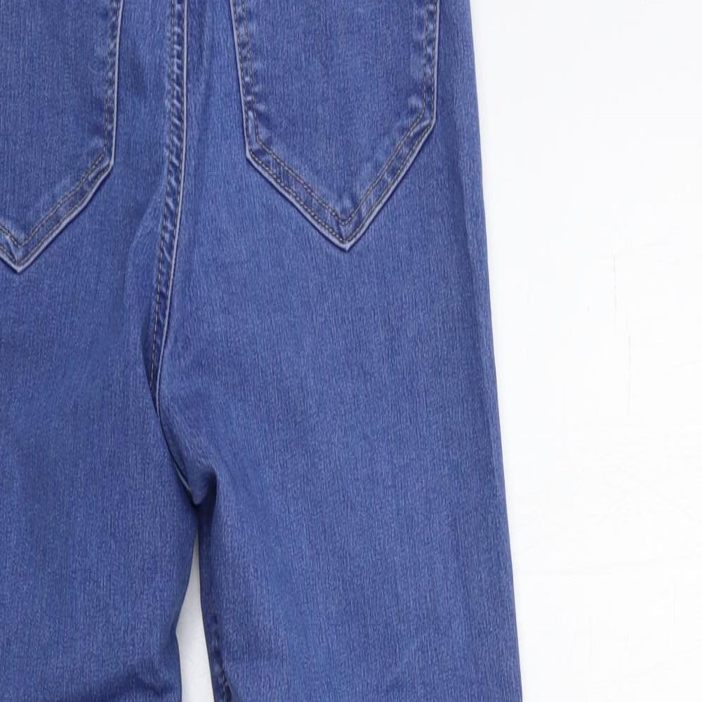 Topshop Womens Blue  Denim Skinny Jeans Size 26 in L30 in