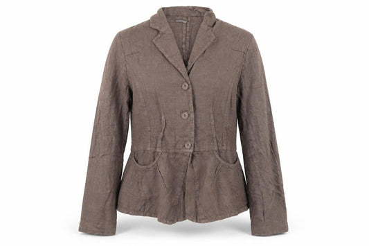Preworn Womens Brown   Jacket Blazer Size L