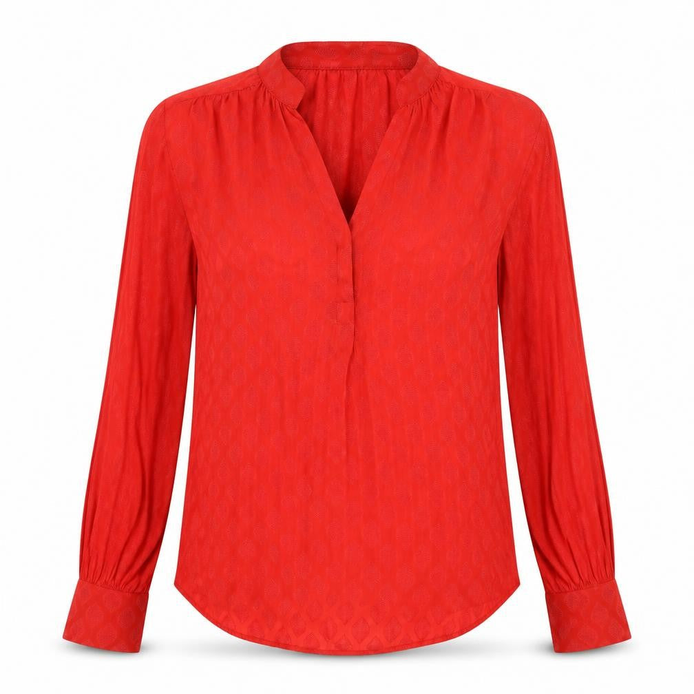 NEXT Womens Red   Basic Button-Up Size 10