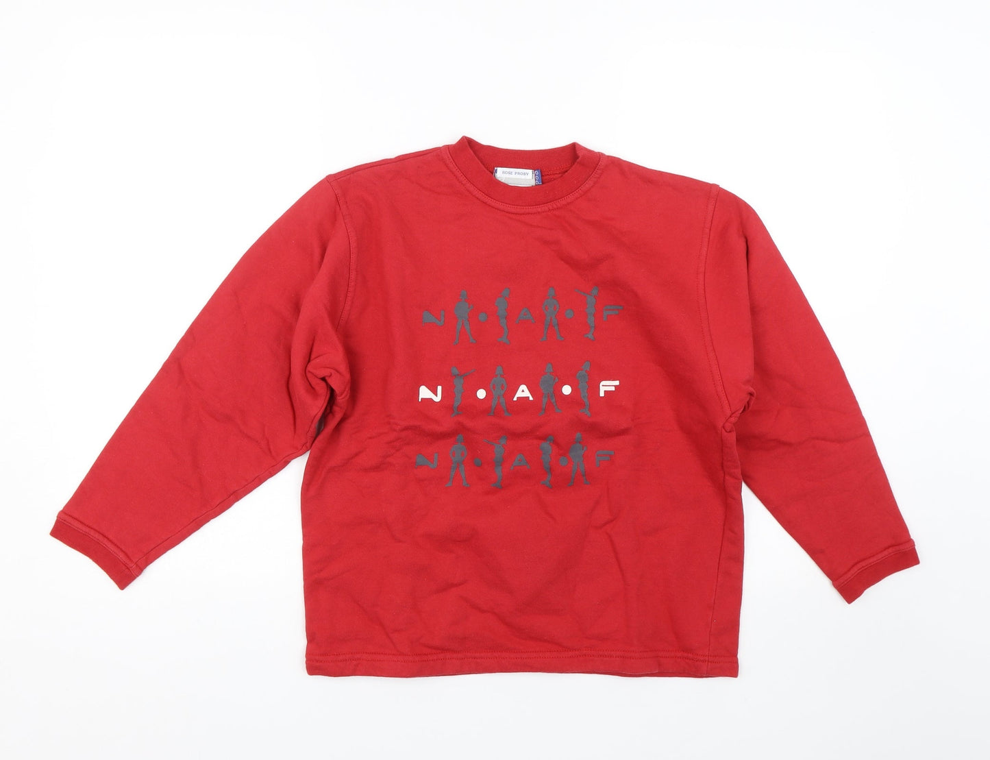 NafNAf Girls Red   Pullover Sweatshirt Size 12 Years
