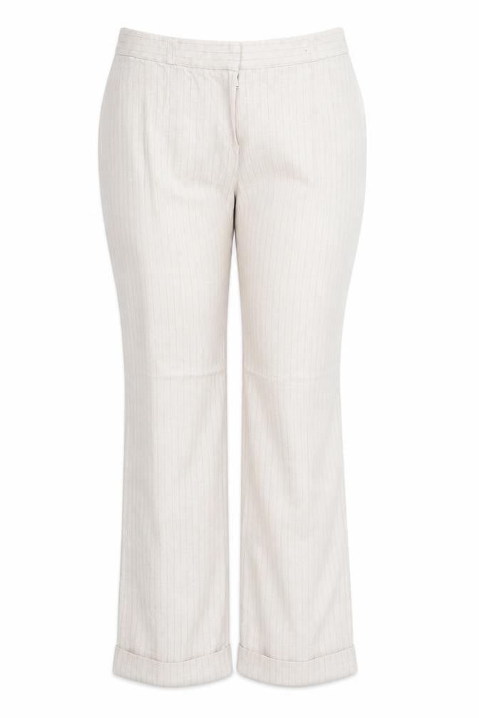 Dorothy Perkins Womens Beige   Trousers  Size 16 L26.5 in