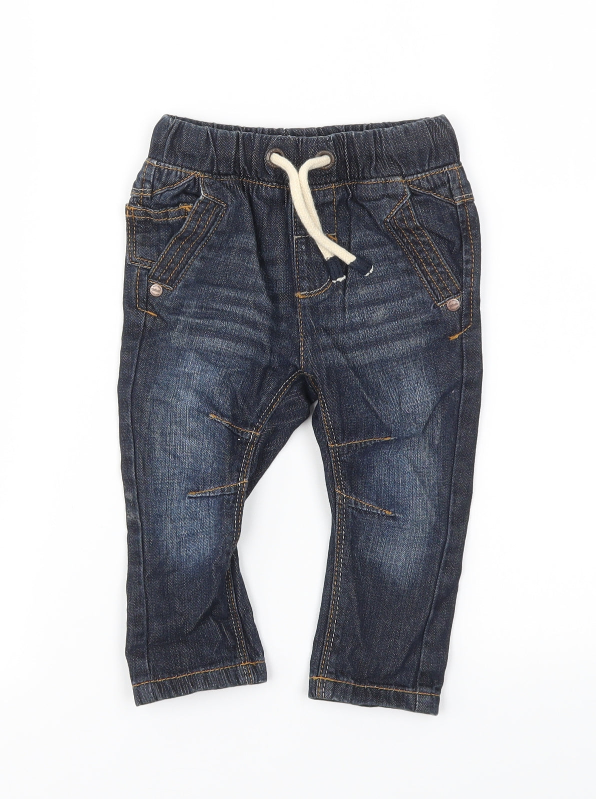 NEXT Girls Blue   Capri Jeans Size 6-9 Months