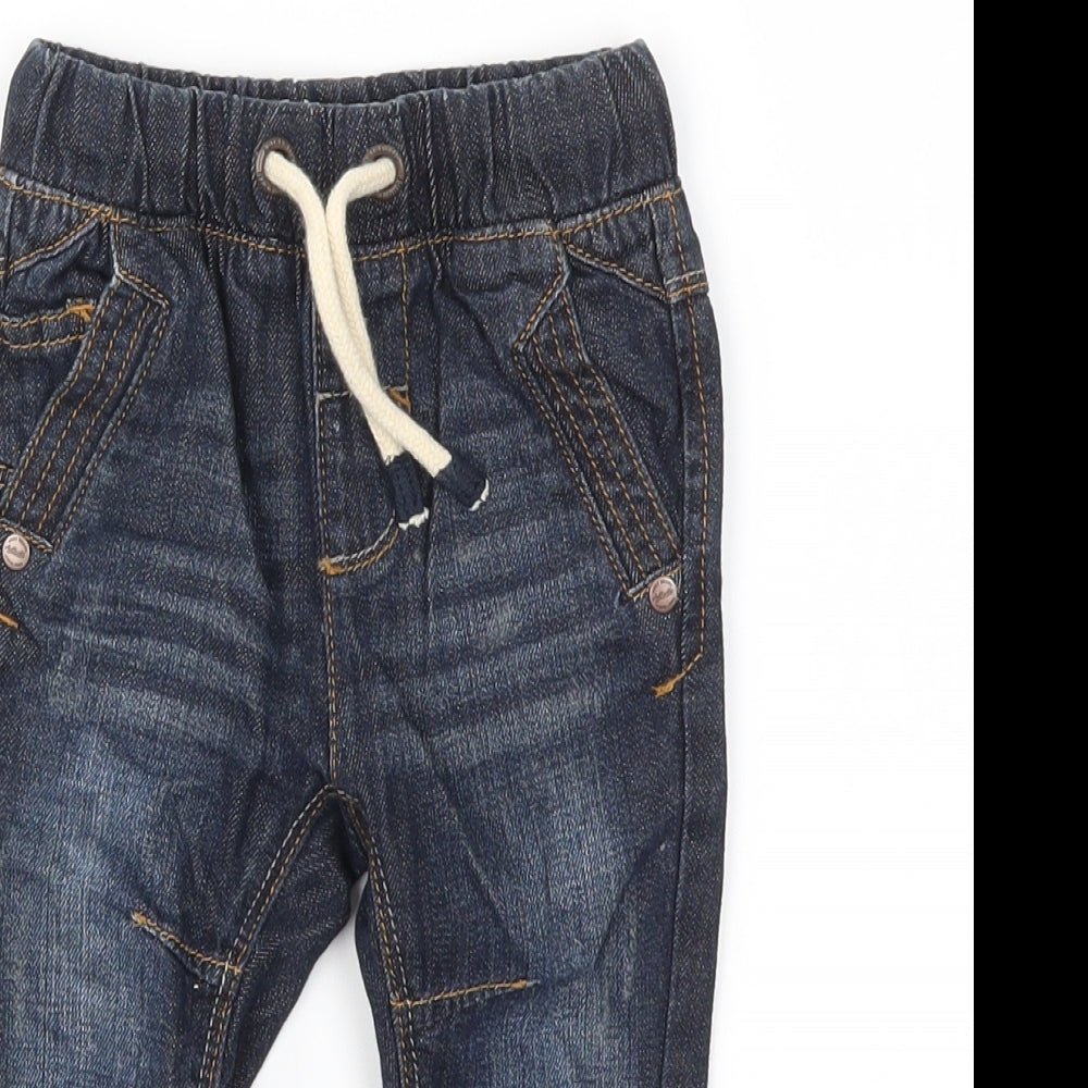 NEXT Girls Blue   Capri Jeans Size 6-9 Months