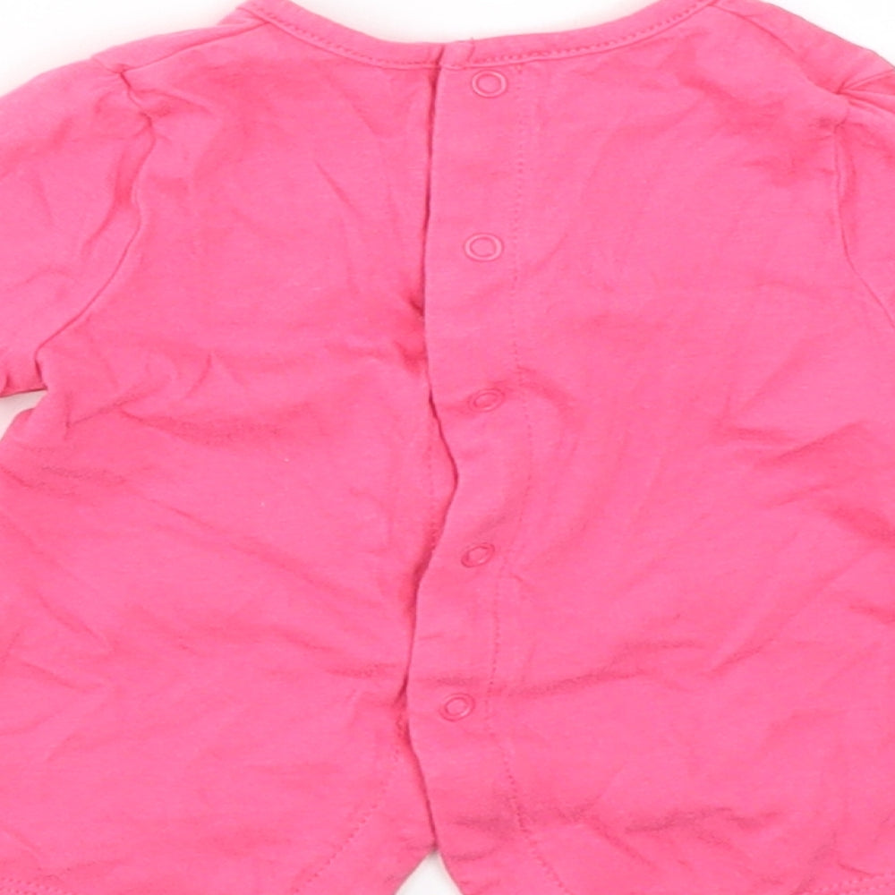 Billieblush Girls Pink   Basic T-Shirt Size 6-9 Months