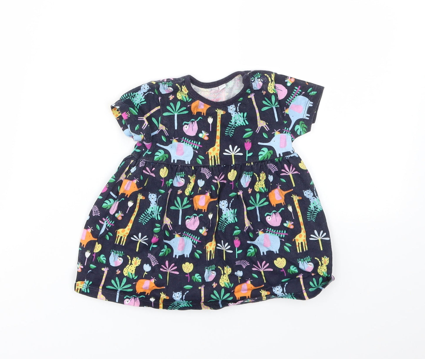Debenhams Girls Multicoloured Animal Print  Fit & Flare  Size 3-6 Months